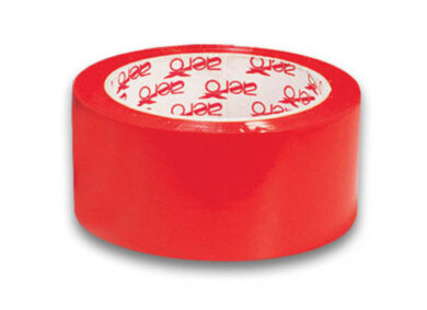 Páska samolepící 50 mm x 66 m červená  (174230026)