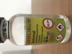 Antiviral dezinfekční roztok 120ml - Ecoliquid Antiviral antiseptic dezinfekn roztok, inn dezinfekce.